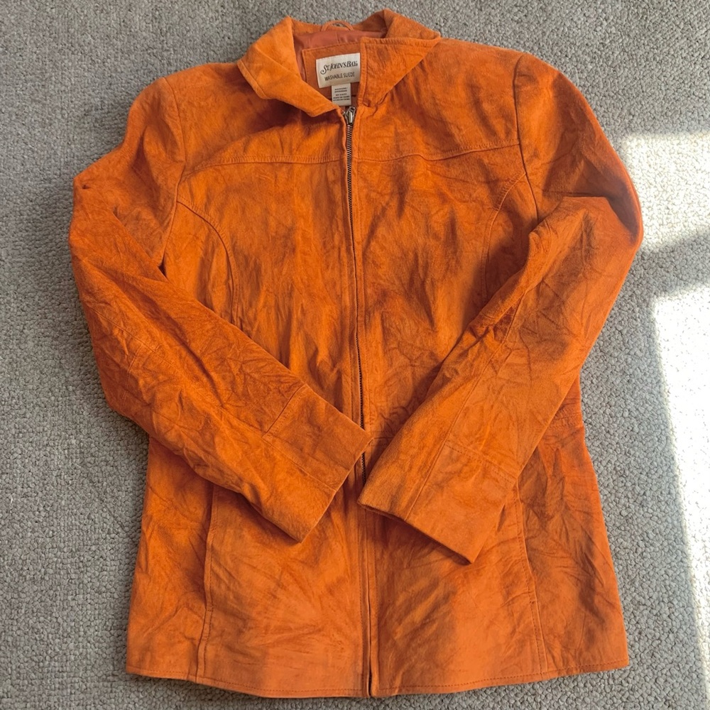 St. John’s Bay Orange Suede Jacket